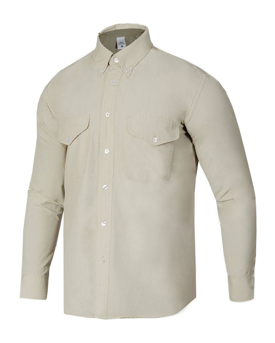 Camisa broca 2 de trabajo liviana - Beige - 01 #color_beige