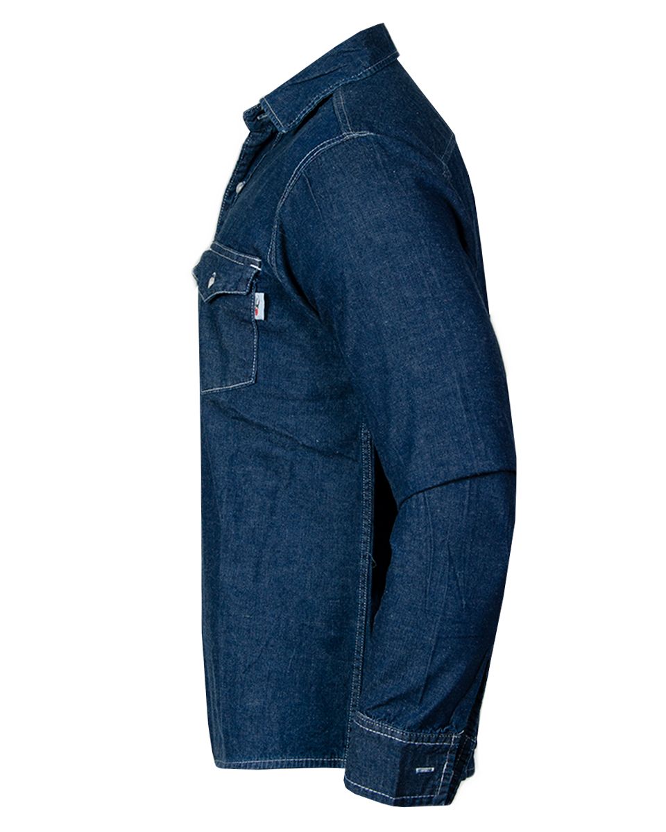 Camisa vestir Denim - Azul - 02 #color_azul