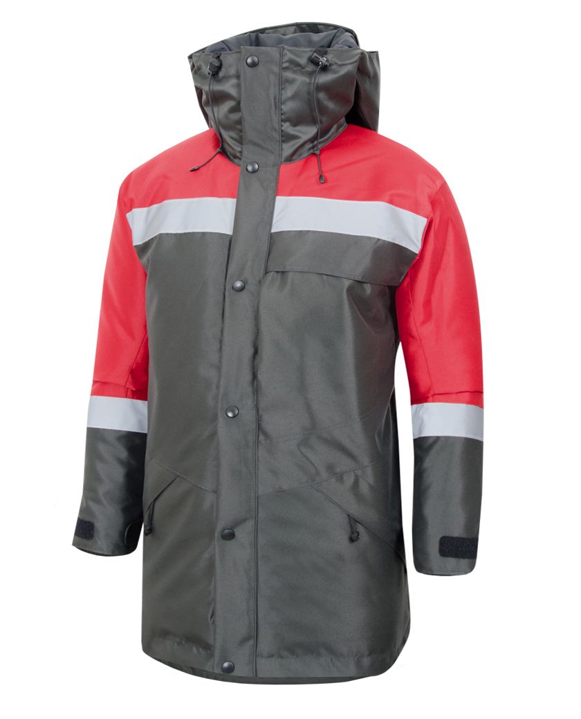 Campera Aurus de trabajo para climas frios - Rojo Topo - 01 #color_rojo-topo