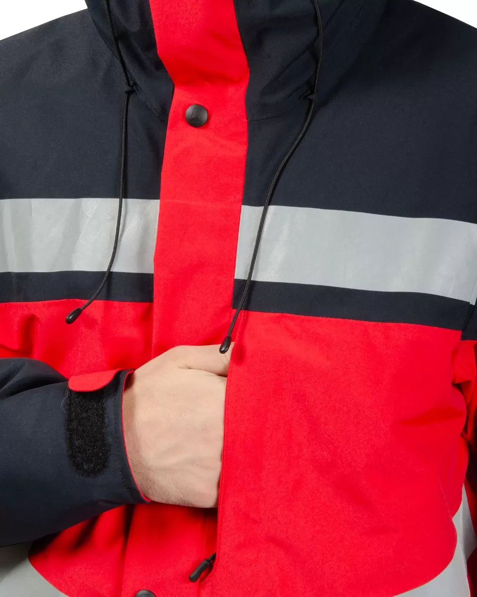 Campera Geo 2 - Negro Rojo - 02 #color_negro-rojo