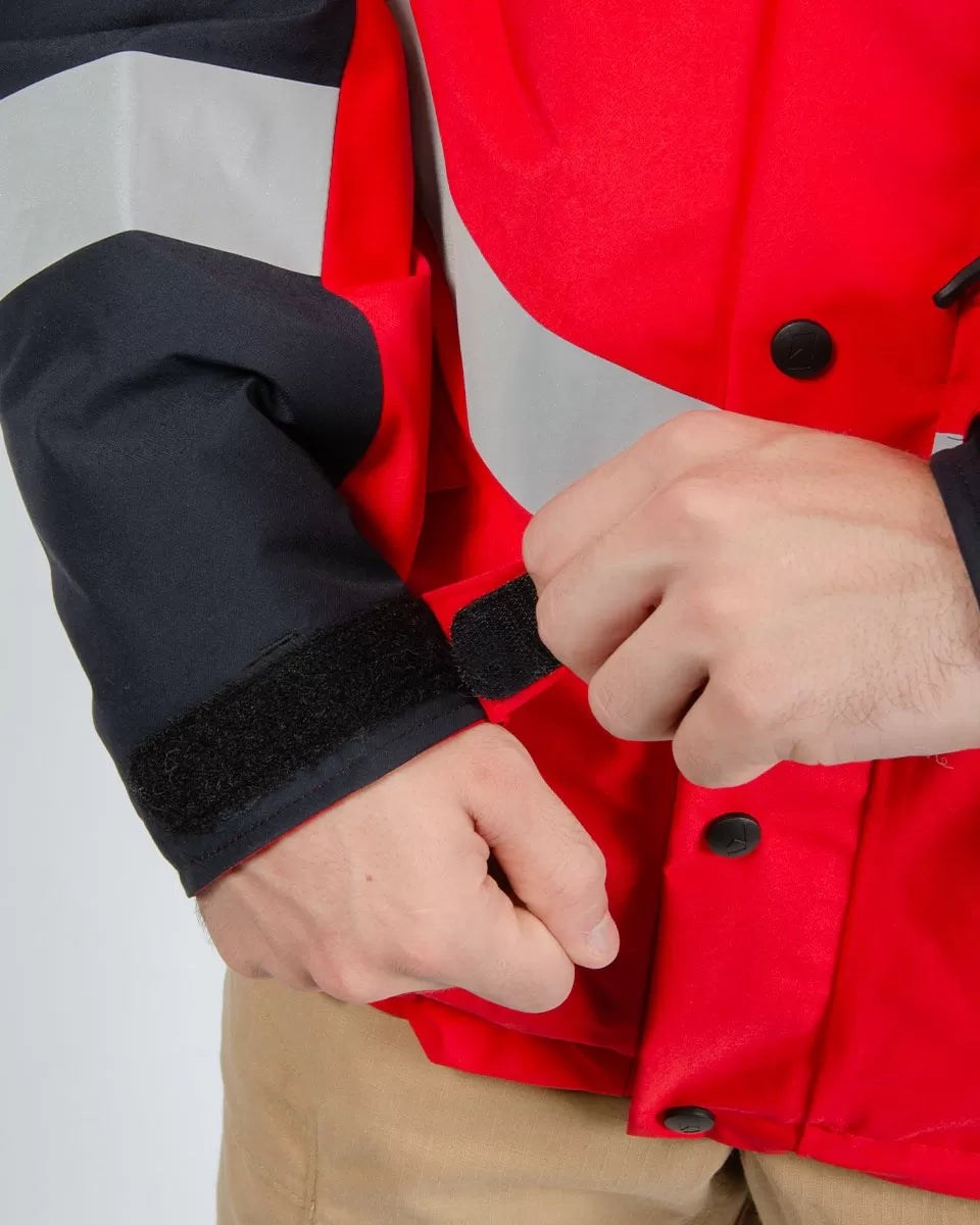 Campera Geo 2 - Negro Rojo - 03 #color_negro-rojo