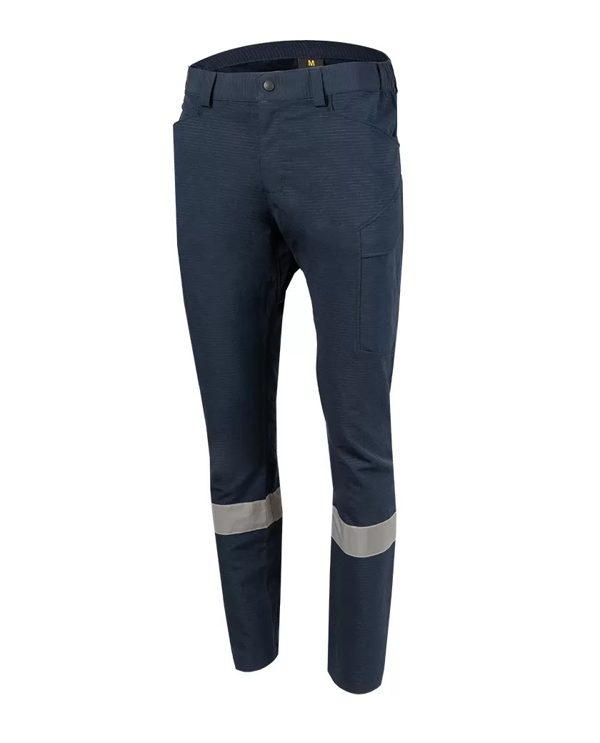 PANTALÓN CARGO CON REFLECTIVO 50MM - Azul - 01 #color_azul