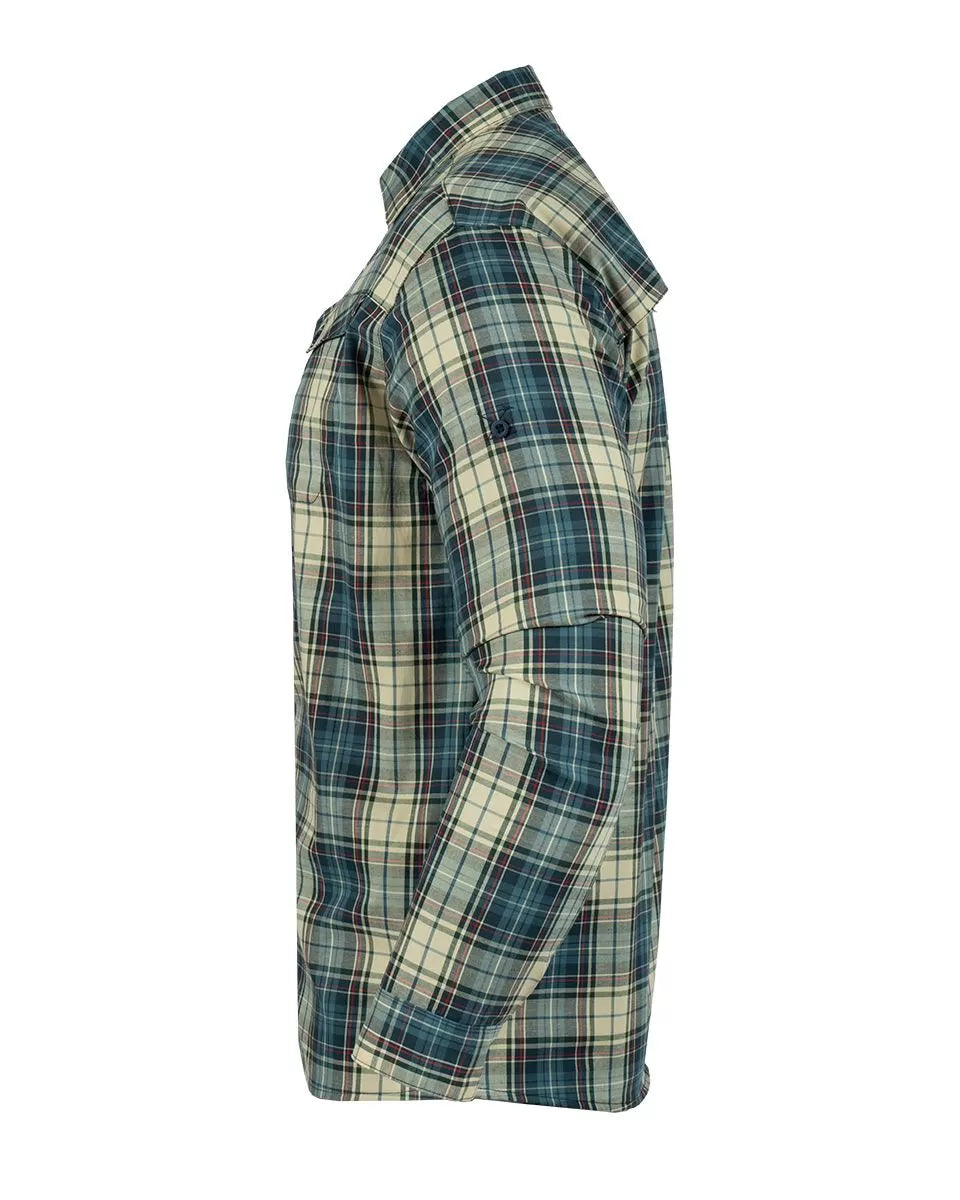 Camisa cuadros urbana hard conditions - Beige - 02 #color_beige