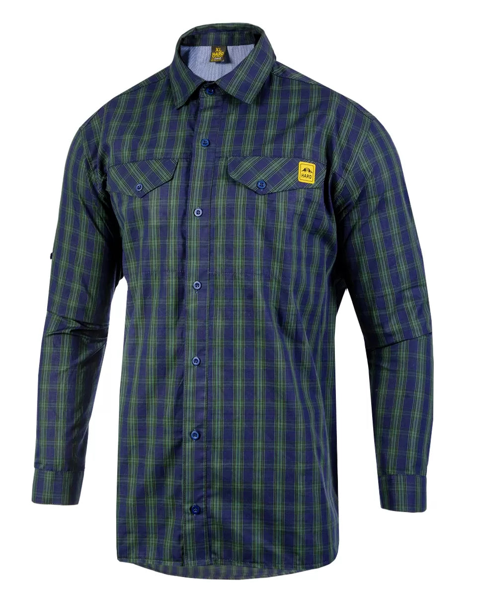 Camisa cuadros urbana hard conditions - Verde - 01 #color_verde