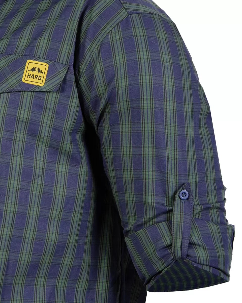 Camisa cuadros urbana hard conditions - Verde - 03 #color_verde