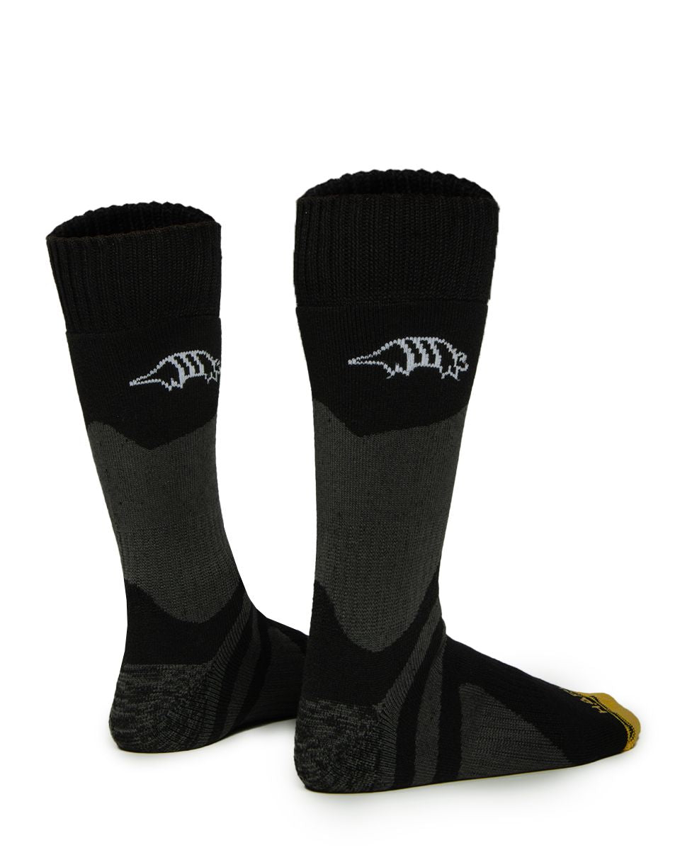 MEDIAS LLAMA CON POLIESTER respirable - Gris - 02 #color_gris